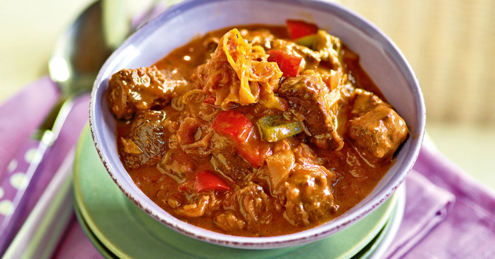 Gulasch Szegediner Art mit Sauerkraut Rezept | Küchengötter
