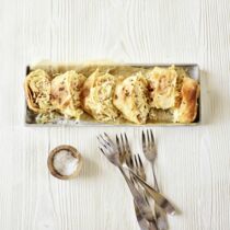 Bayerische Leberkäs-Strudel Bayerische Leberkäs-Strudel