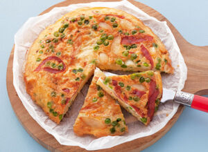 Möhren-Frittata mit Mandeln Rezept | Küchengötter