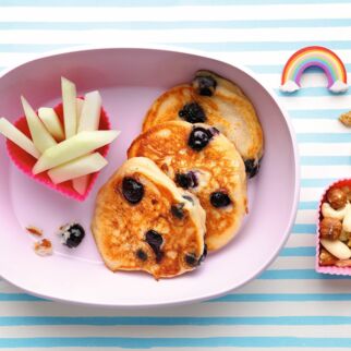 Heidelbeer-Quark-Pancakes