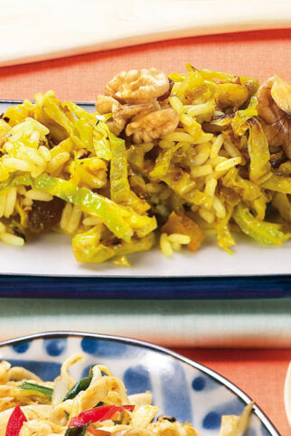 Gelber Wirsing-Reis