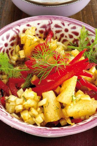 Paprika-Fenchel-Salat