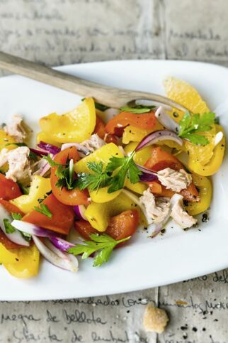Paprika-Thunfisch-Salat