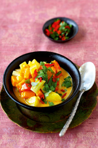 Süßkartoffel-Paprika-Curry