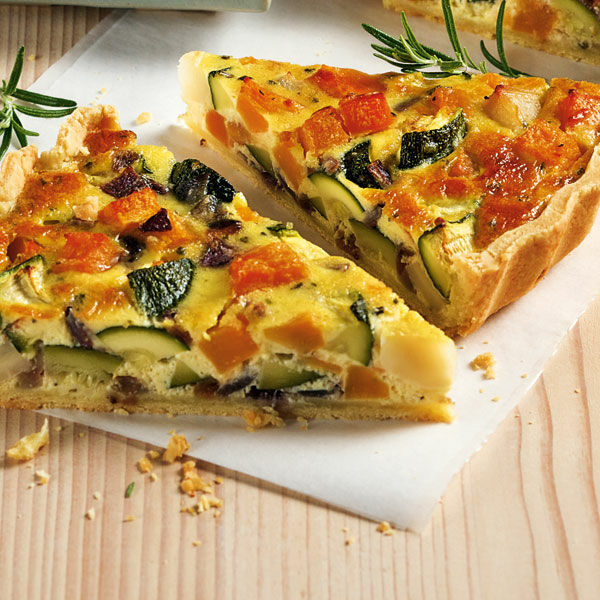 Bunte Gemüse-Quiche Rezept | Küchengötter