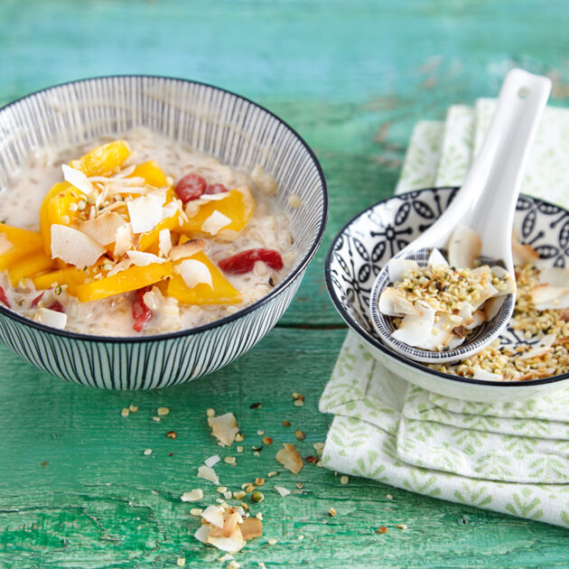 Kokos-Milchreis mit Mango Rezept | Küchengötter Kokos-Milchreis mit Mango Rezept | Küchengötter