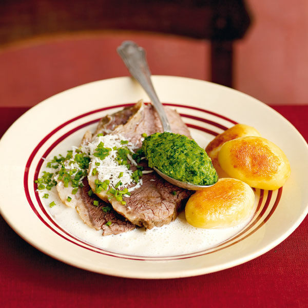 Gekochter Tafelspitz mit Meerrettich Rezept | Küchengötter
