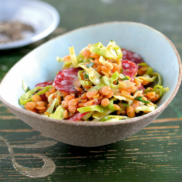 Linsen-Spitzkohl-Salat Rezept | Küchengötter