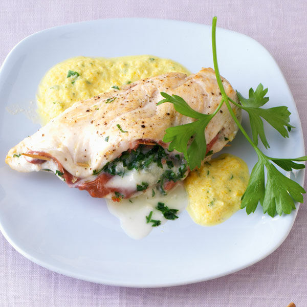 Hähnchen-Cordon-bleu mit Gorgonzola Rezept | Küchengötter Hähnchen-Cordon-bleu mit Gorgonzola Rezept | Küchengötter