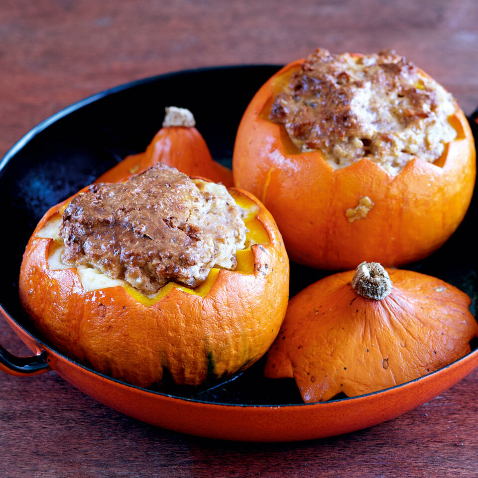 Gefüllte Kürbisse