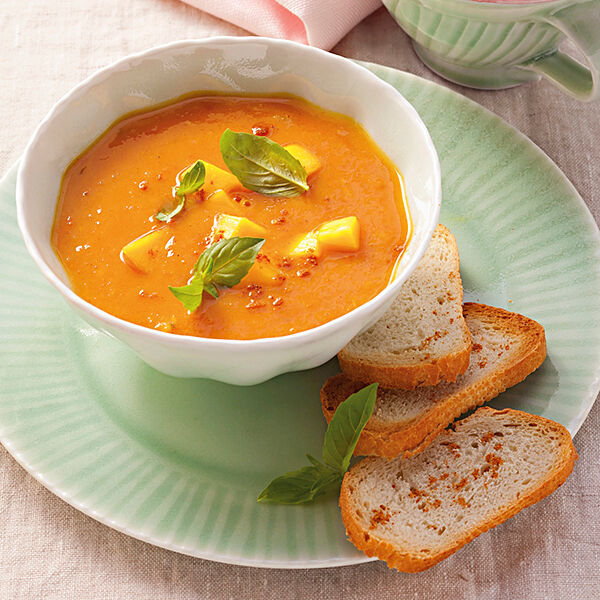 Tomaten-Mango-Suppe Rezept | Küchengötter