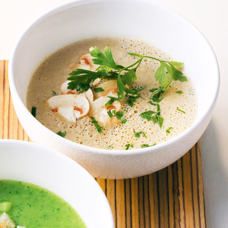 Sahnige Pilzsuppe