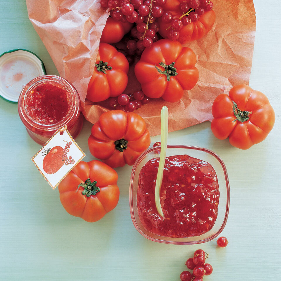 Johannisbeer-Tomaten-Marmelade Rezept | Küchengötter