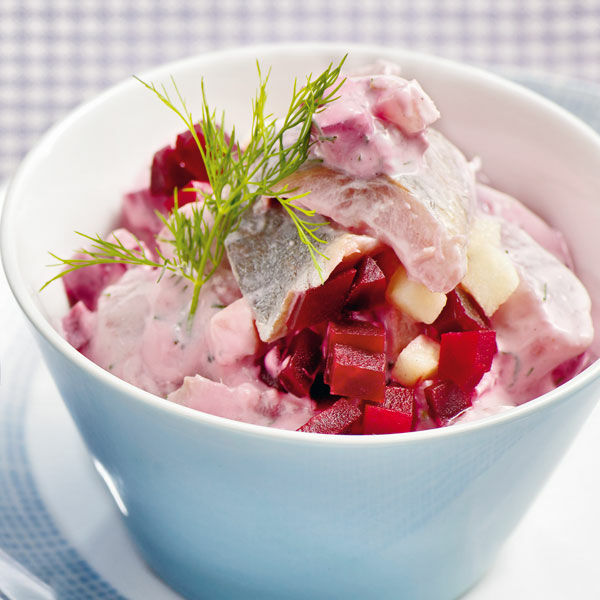 Heringssalat mit Roter Bete Rezept | Küchengötter Heringssalat mit Roter Bete Rezept | Küchengötter