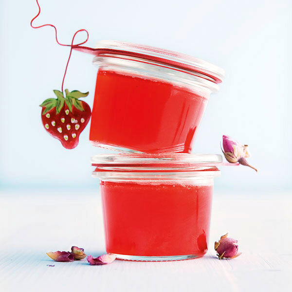 Erdbeer-Rosen-Gelee Rezept | Küchengötter