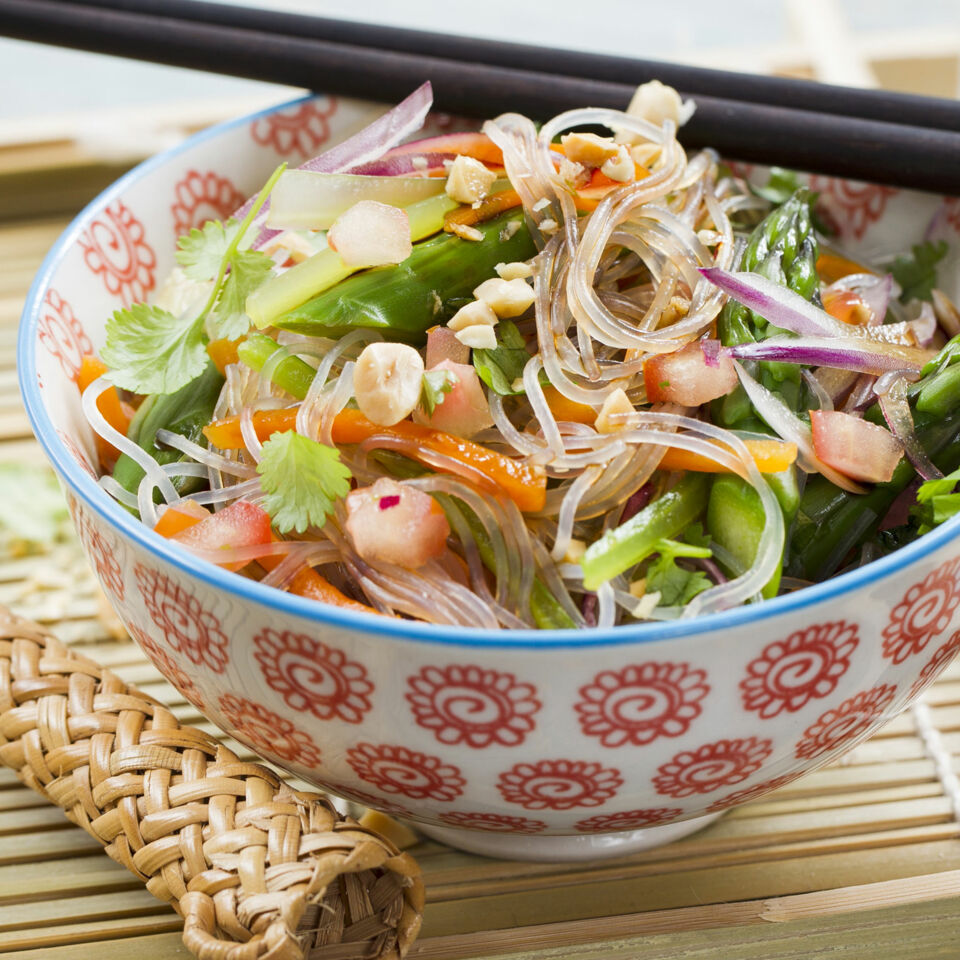 Glasnudelsalat mit Gemüse