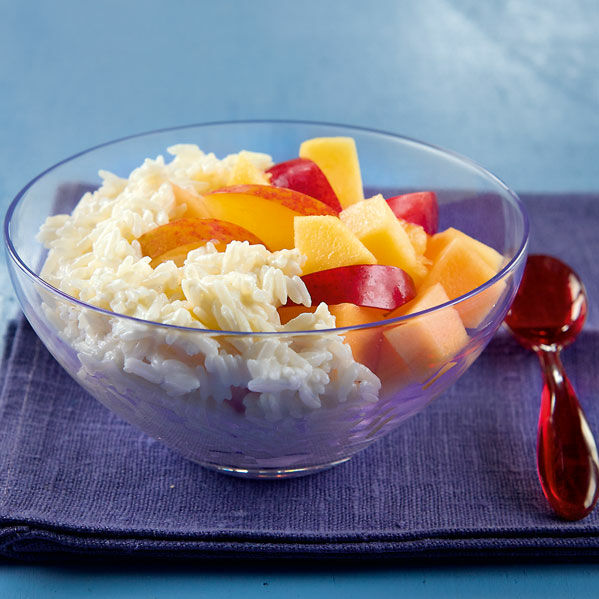 Süßer Reis-Obst-Salat Rezept | Küchengötter