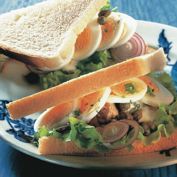 Eier-Thunfisch-Sandwich Rezept | Küchengötter