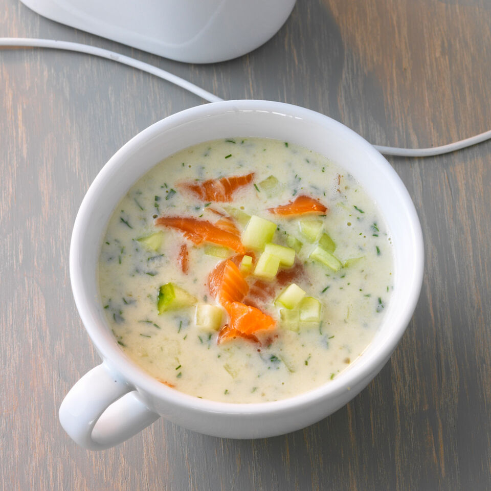 Kräuter-Gurken-Suppe Rezept | Küchengötter