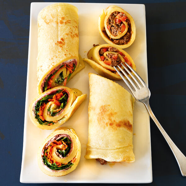 Gefüllte Pfannkuchen mit Roastbeef Rezept | histaminarm | Küchengötter Gefüllte Pfannkuchen mit Roastbeef Rezept | histaminarm | Küchengötter