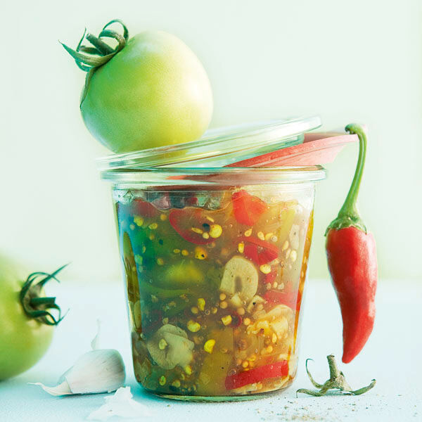 Grüne-Tomaten-Chutney Rezept | Küchengötter