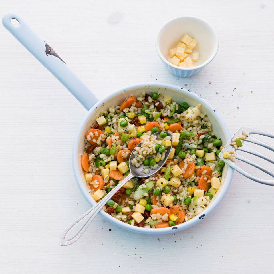 Weizen-Gemüse-Pfanne Rezept | Küchengötter Weizen-Gemüse-Pfanne Rezept | Küchengötter