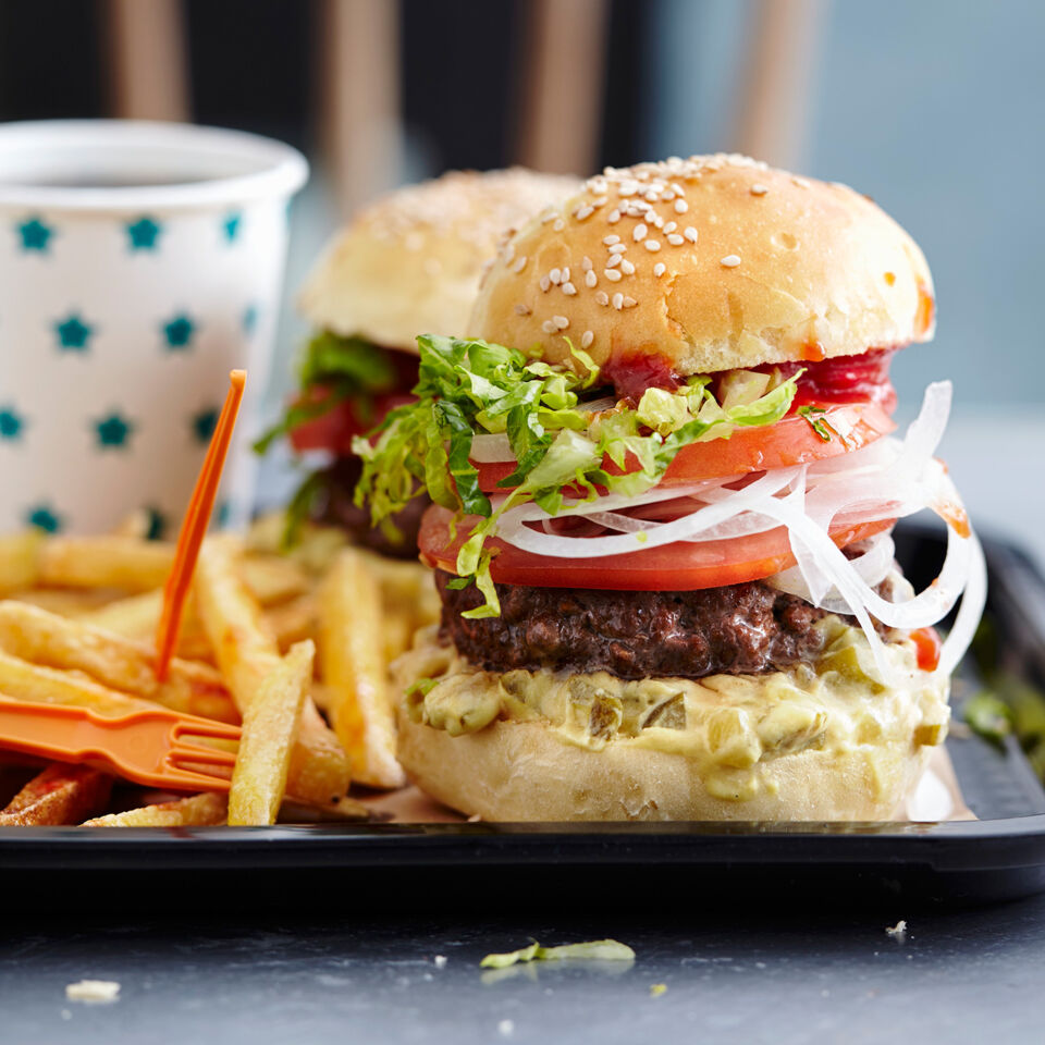Saftige Hamburger Rezept | Küchengötter