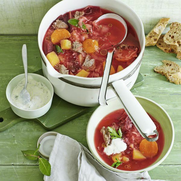 Rote-Bete-Eintopf mit Tafelspitz Rezept | Küchengötter Rote-Bete-Eintopf mit Tafelspitz Rezept | Küchengötter