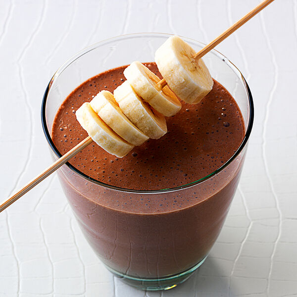 Veganer Bananen-Schoko-Shake Rezept | Küchengötter Veganer Bananen-Schoko-Shake Rezept | Küchengötter