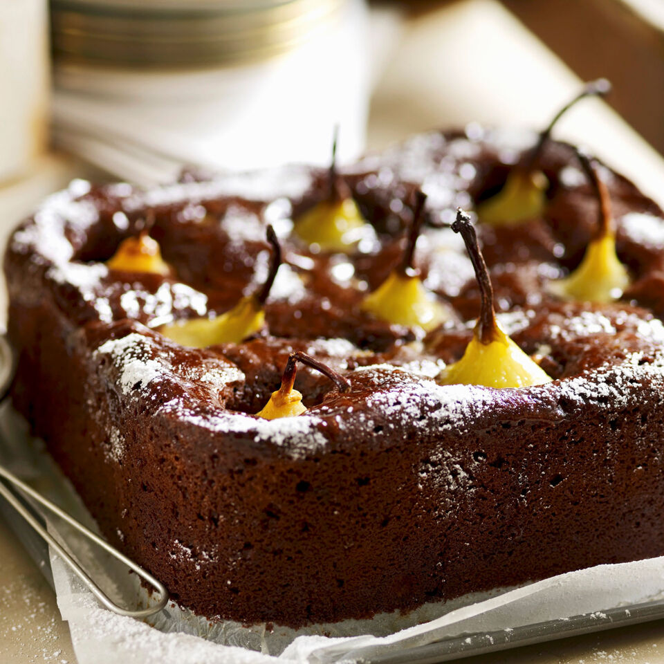 Birnen-Schoko-Kuchen Rezept | Küchengötter