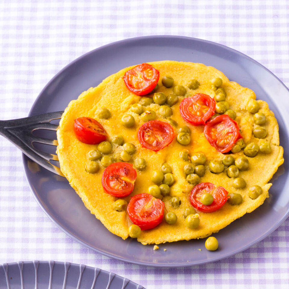 Kichererbsen-Pfannkuchen (Gemüse-Cheela) | Küchengötter Kichererbsen-Pfannkuchen (Gemüse-Cheela) | Küchengötter