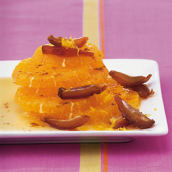Orangensalat mit Ingwer und Datteln Rezept | Küchengötter