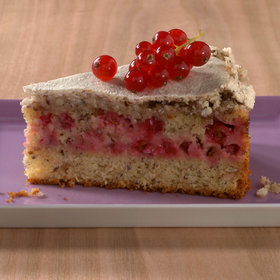 Makronen-Johannisbeerkuchen Rezept | Küchengötter
