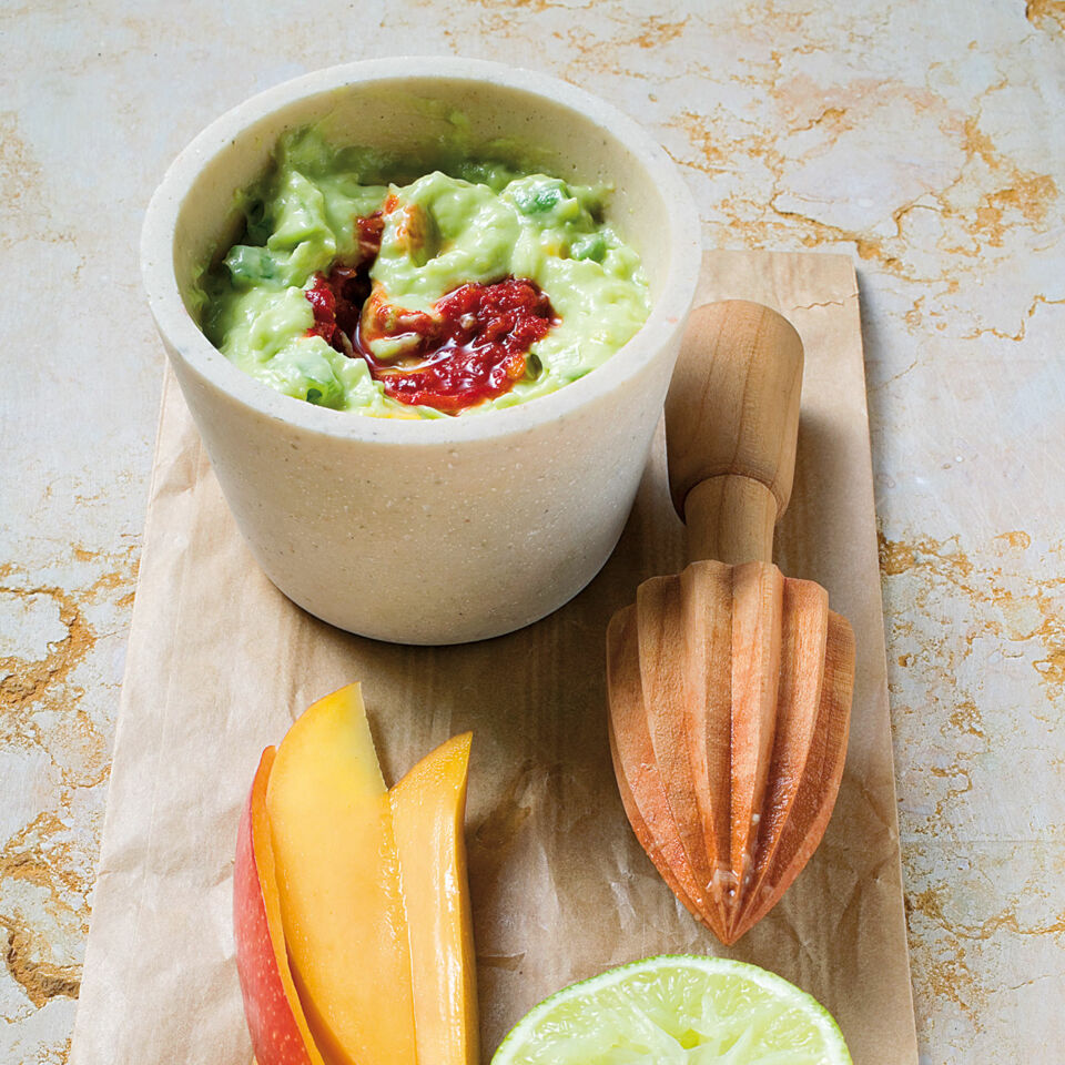 Guacamole mit Mango Rezept | Küchengötter