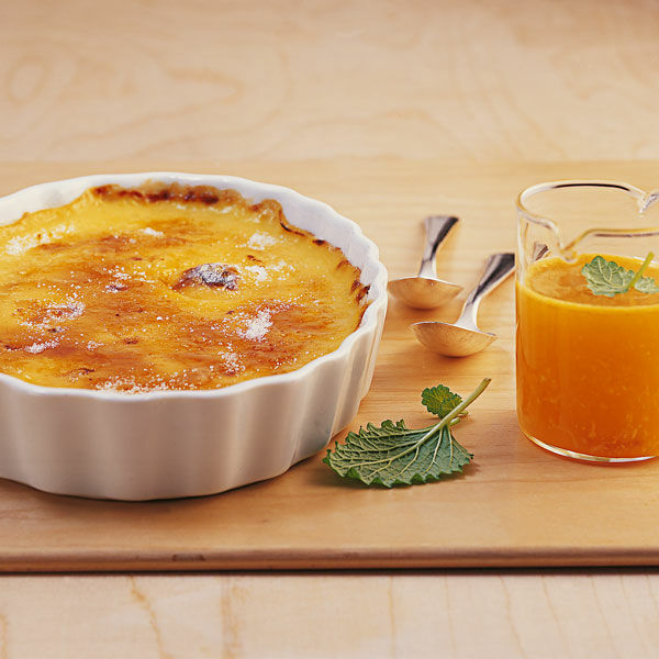 Crème brulée mit Orangensauce Rezept | Küchengötter
