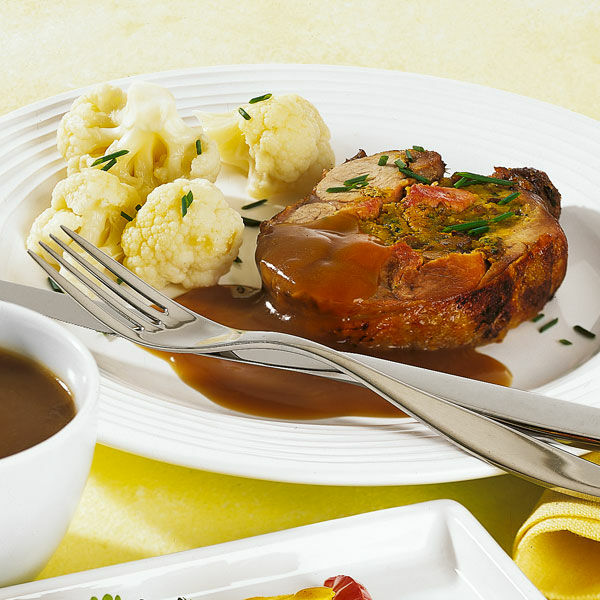 Gefüllte Putenkeulen