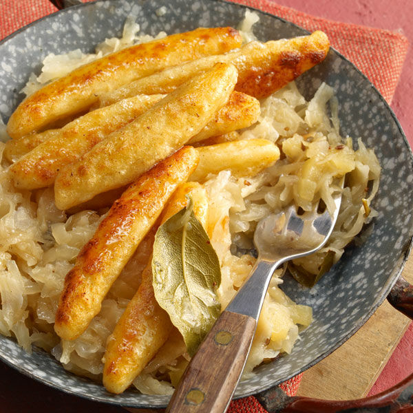 Schupfnudeln mit Sauerkraut Rezept | Küchengötter Schupfnudeln mit Sauerkraut Rezept | Küchengötter
