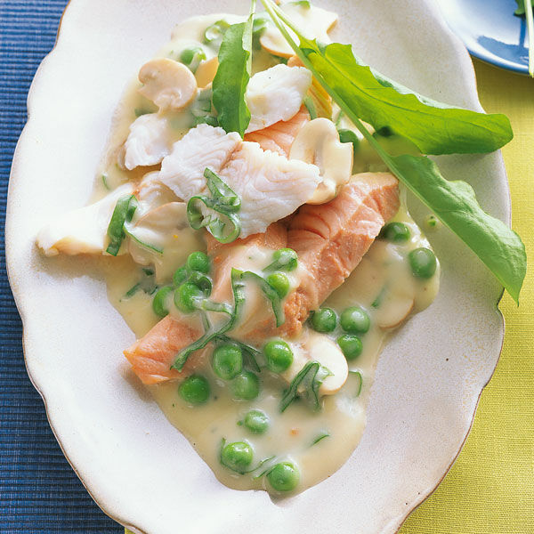 Geschnetzeltes von Salm und Zander