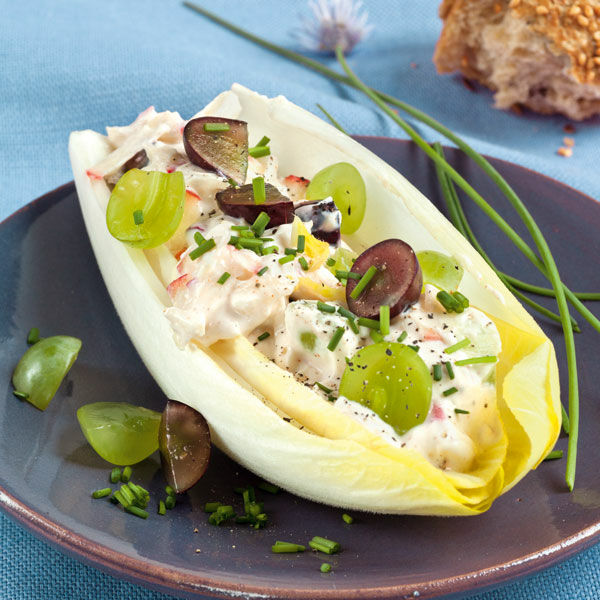 Chicorée mit Quarkfüllung Rezept | Küchengötter Chicorée mit Quarkfüllung Rezept | Küchengötter