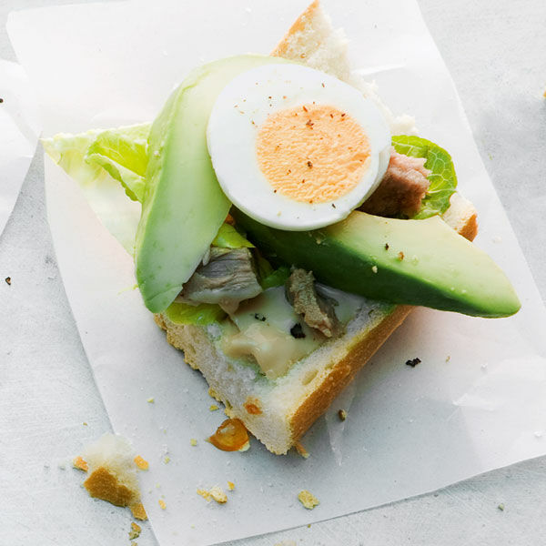 Eier-Sandwich mit Thunfisch Rezept | Küchengötter