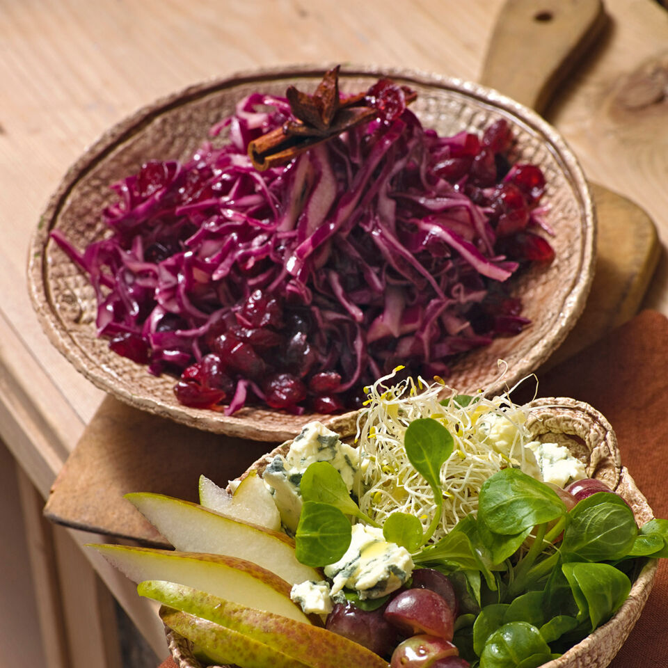 Blaukraut-Cranberry-Salat Rezept | Küchengötter