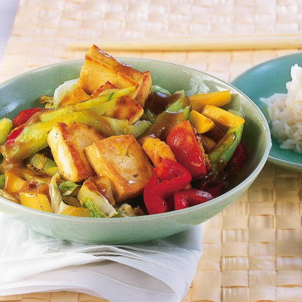 Würziger Tofu mit Gemüse Rezept | Küchengötter