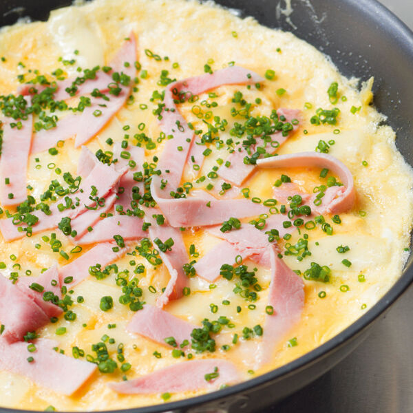 Omelett mit Käse und Schinken Rezept | Küchengötter
