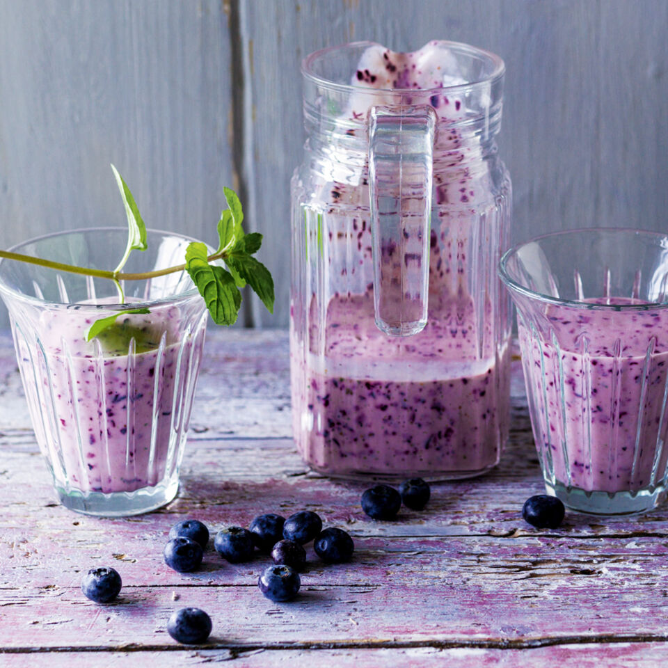 Heidelbeer-Joghurt-Shake Rezept | Küchengötter Heidelbeer-Joghurt-Shake Rezept | Küchengötter