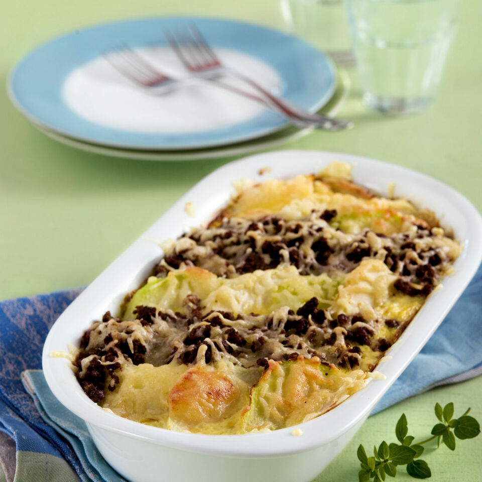 Bild von Hackfleisch-Kohlrabi-Auflauf Rezept | Küchengötter