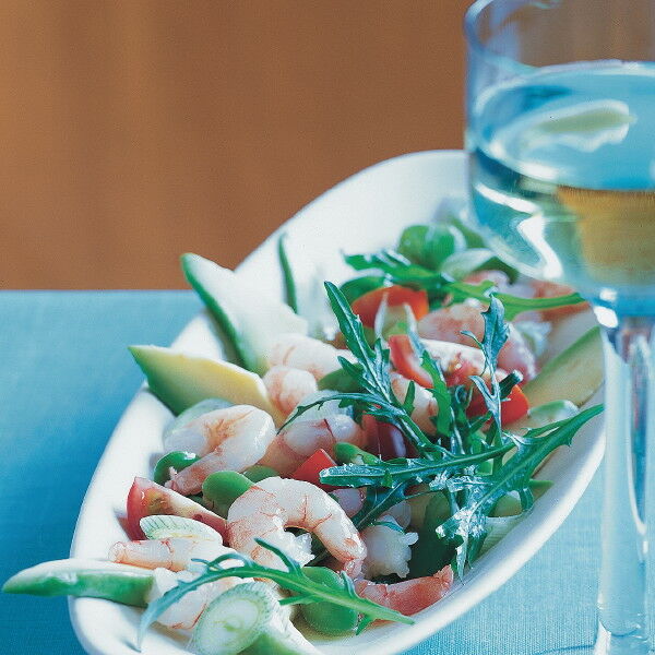 Shrimps-Salat mit Avocado Rezept | Küchengötter