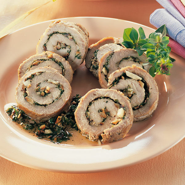 Rollbraten Mit Pinienkern-thymian-füllung Rezept