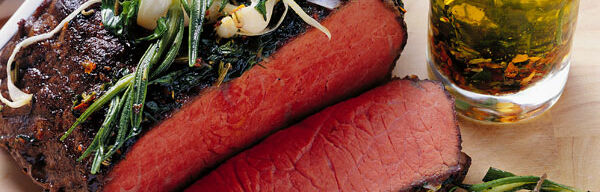 Roastbeef mit lauwarmem Gewürzöl Roastbeef mit lauwarmem Gewürzöl