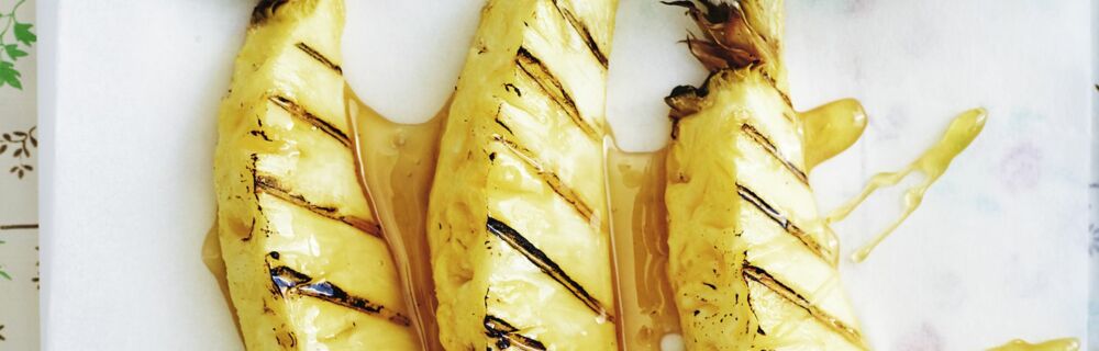 Gegrillte Ananas Gegrillte Ananas