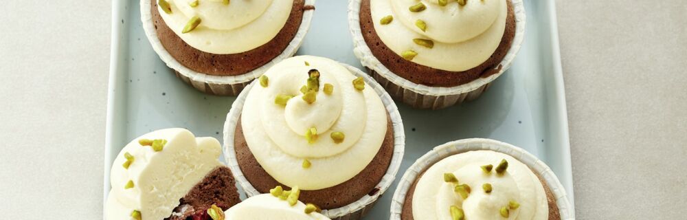 Schoko-Cupcakes mit Erythrit Schoko-Cupcakes mit Erythrit